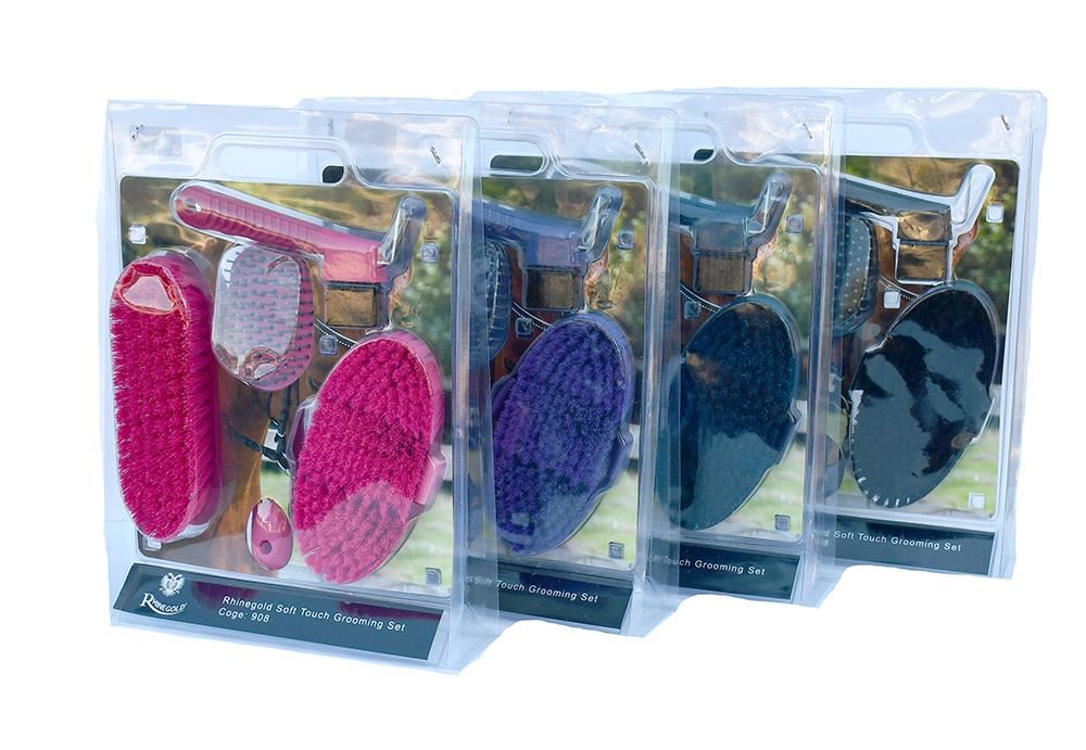 Rhinegold Soft Touch Grooming Blister Pack (Single Colours)