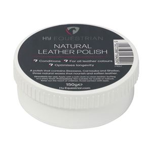 Hy Equestrian Natural Leather Polish - 150g