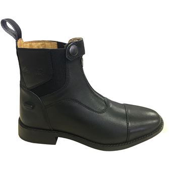 Mark Todd Short Competition Boots (Front Zip) - 43 Black *Clearance*
