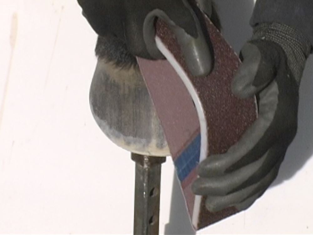 Radius Rasp Hoof Buffer Contour Sander for Barefoot Horses 