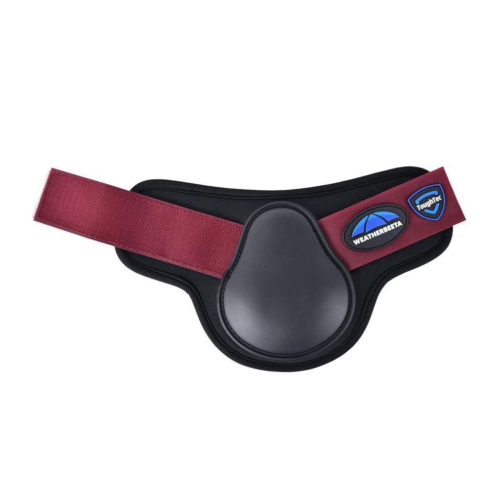 Weatherbeeta Tough-Tec Prime Fetlock Boots (Black/Burgundy)