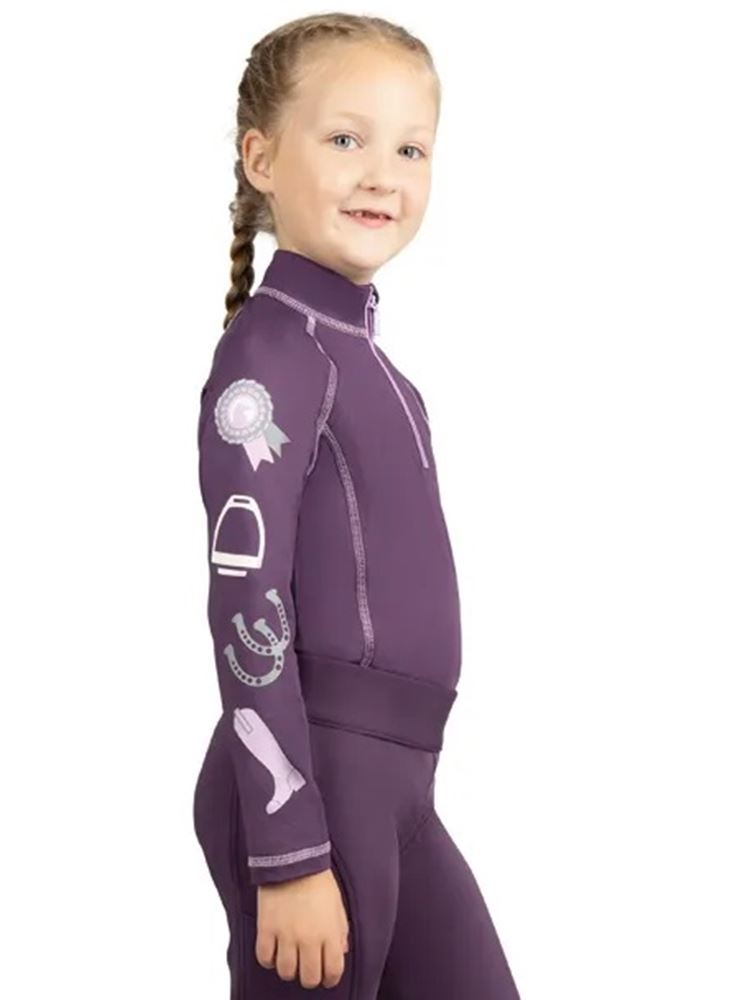 Giddy Up Gymkhana Base Layer by Little Rider (Purple)
