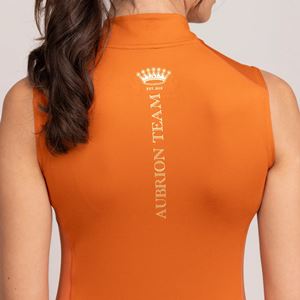 Shires Aubrion Team Sleeveless Base Layer (Rust)