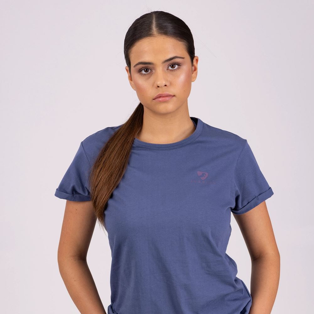 Shires Aubrion Repose Ladies T-Shirt (Blue)