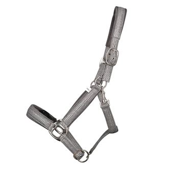 Hy Equestrian Mermaid Shimmer Head Collar and Lead Rope Set (Steel Grey)