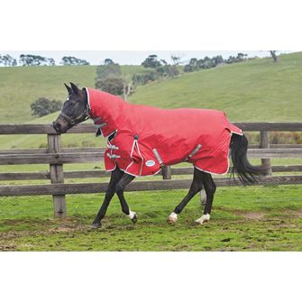 Weatherbeeta ComFiTec Classic Combo Heavy Turnout Rug (Red/Silver/Navy)