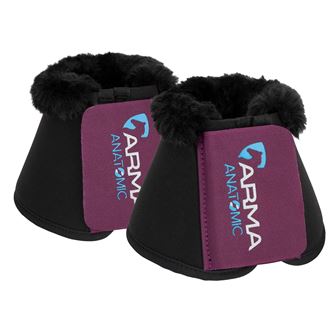 Shires ARMA SupaFleece Neoprene Over Reach Boots (Plum)