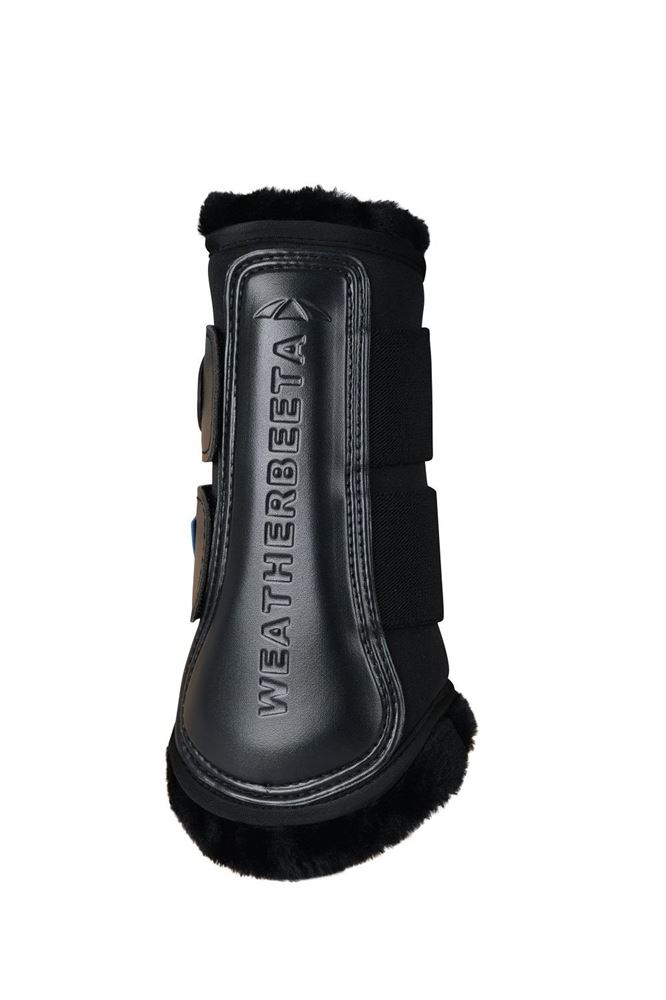 Weatherbeeta Tough-Tec Comfy Fleece Brushing Boots (Black)