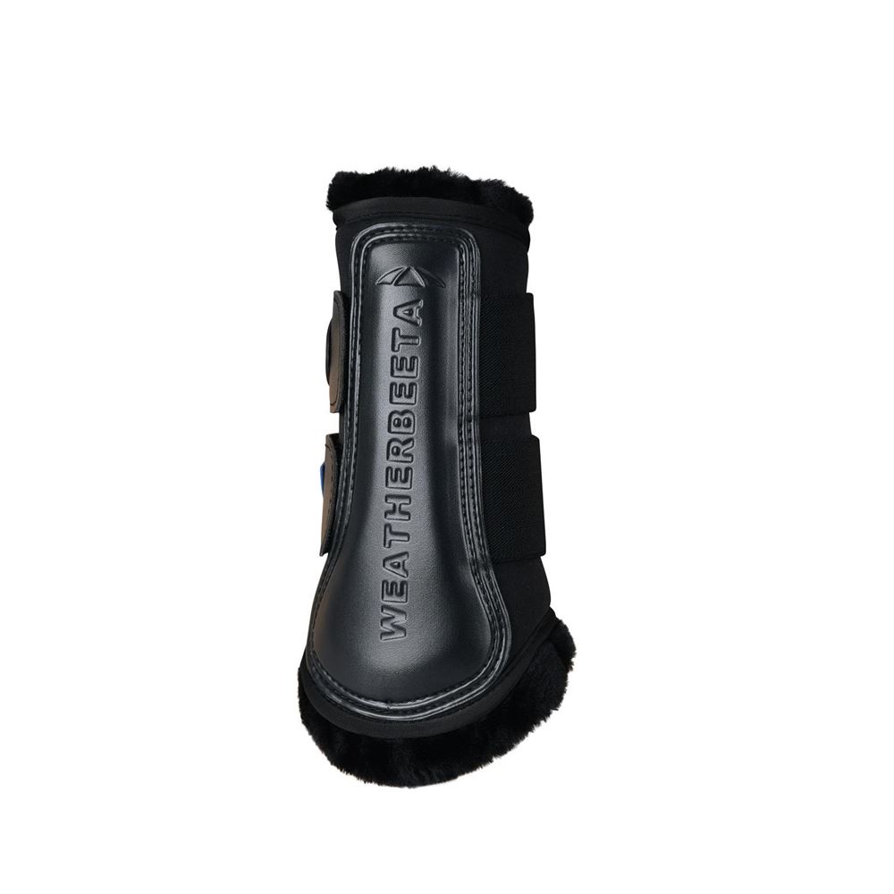 Weatherbeeta Tough-Tec Comfy Fleece Brushing Boots (Black)