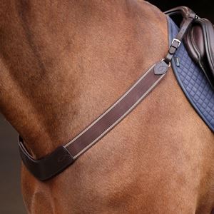 Shires Velociti Rapida Elasticated Breast Girth (Havana)