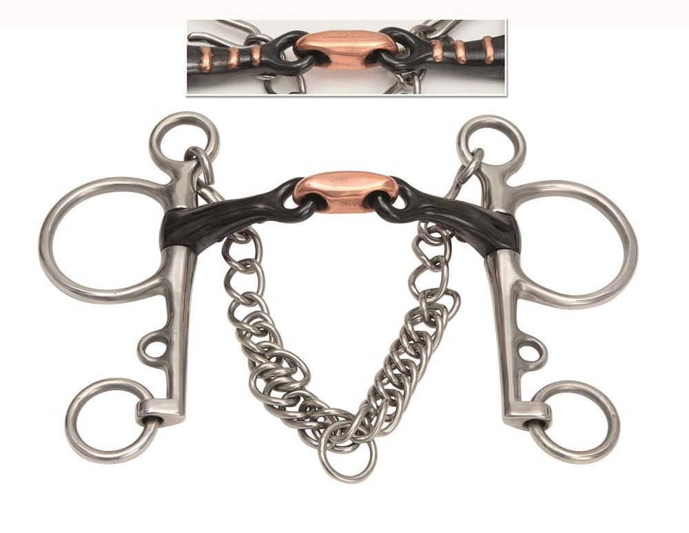 Shires Double Jointed Sweet Iron Pelham