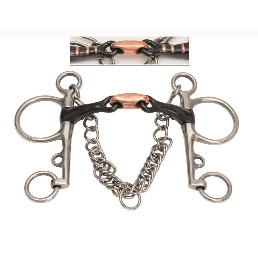 Shires Double Jointed Sweet Iron Pelham