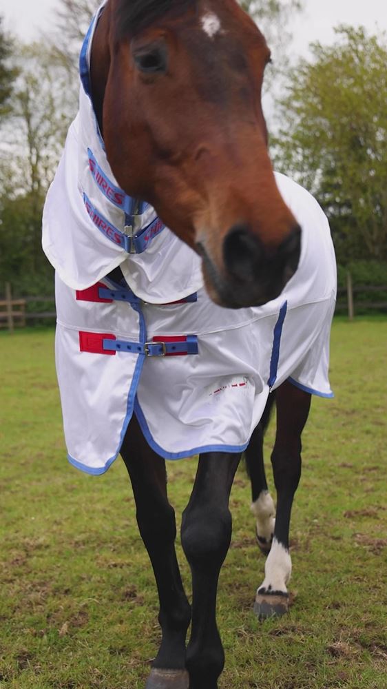 Shires Tempest Original Fly Combo Rug (White)