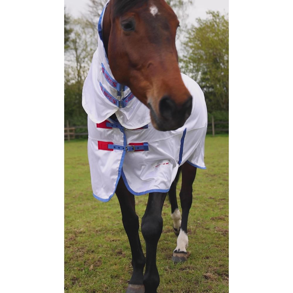 Shires Tempest Original Fly Combo Rug (White)