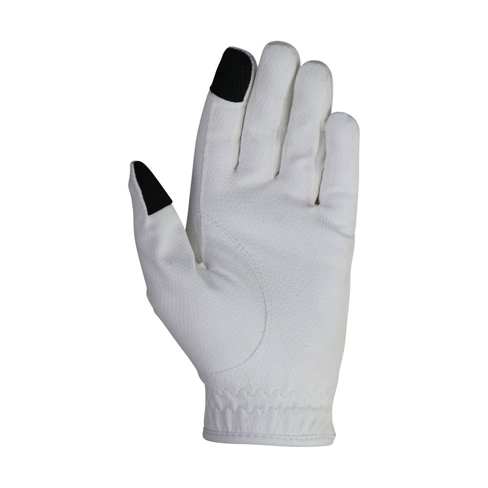 Hy Equestrian Cadiz Children’s Riding Gloves - Child (White)
