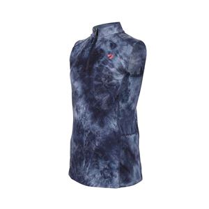 Shires Aubrion Revive Sleeveless Base Layer - Young Rider (Navy Tie Dye)