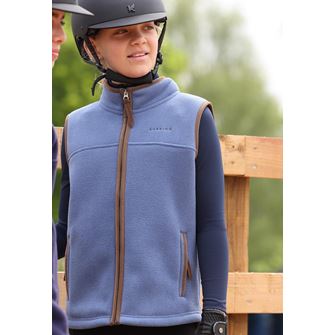 Shires Aubrion Core Fleece Gilet - Young Rider (Blue)