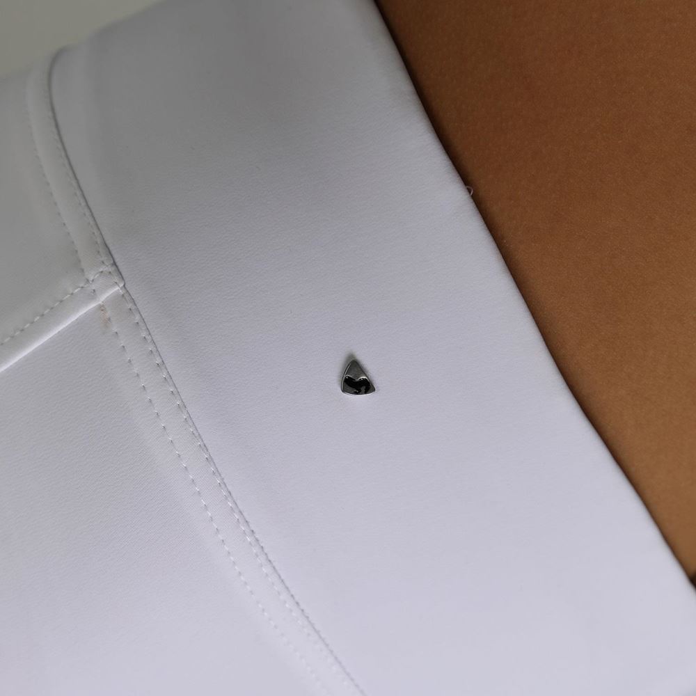 Shires Aubrion Optima Ladies Sport Riding Tights (White)