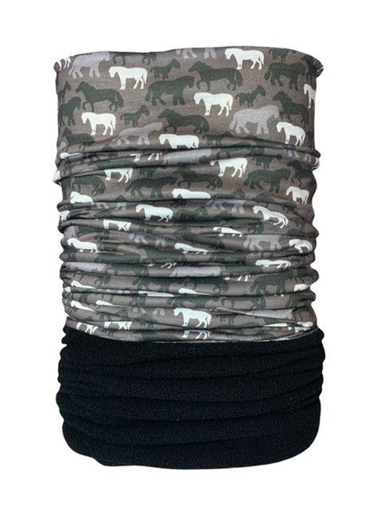Cartmel Horse Printed Multi Function Scarf/ Snood