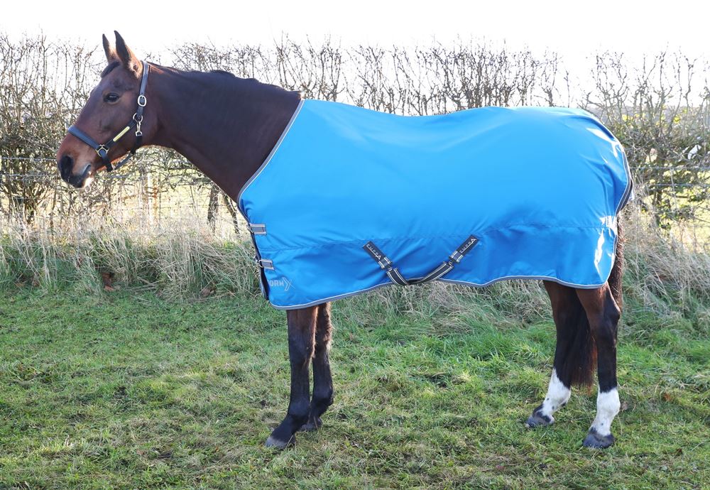 Hy Equestrian StormX Empra 0g Turnout Rug (Blue)
