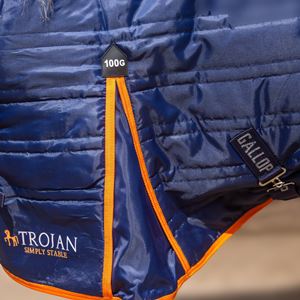 Gallop Trojan 100 Stable Rug (Navy/Orange)