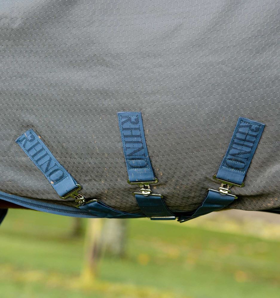 Horseware Rhino Plus HexStop Vari-Layer - 250g (Grey/Indigo & Navy) 