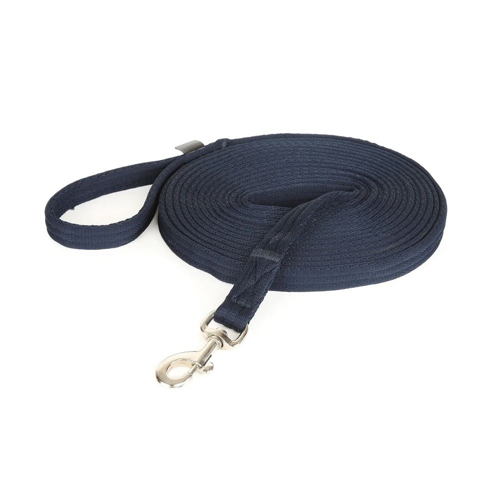 Shires Wessex Cushion Web Lunge Line (Navy)
