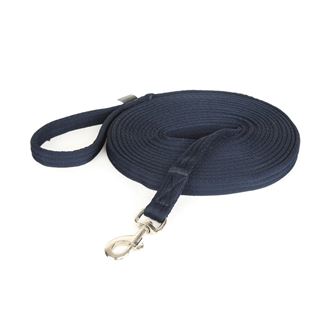 Shires Wessex Cushion Web Lunge Line (Navy)