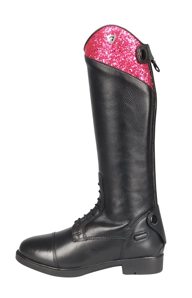 Hy Equestrian Eren Childrens Long Riding Boot (Black)
