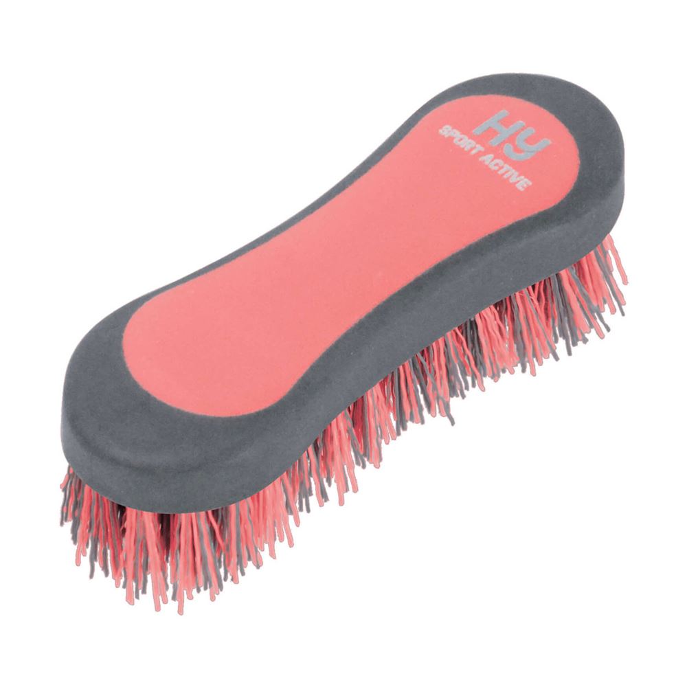 Hy Sport Active Hoof Brush (Coral Rose)