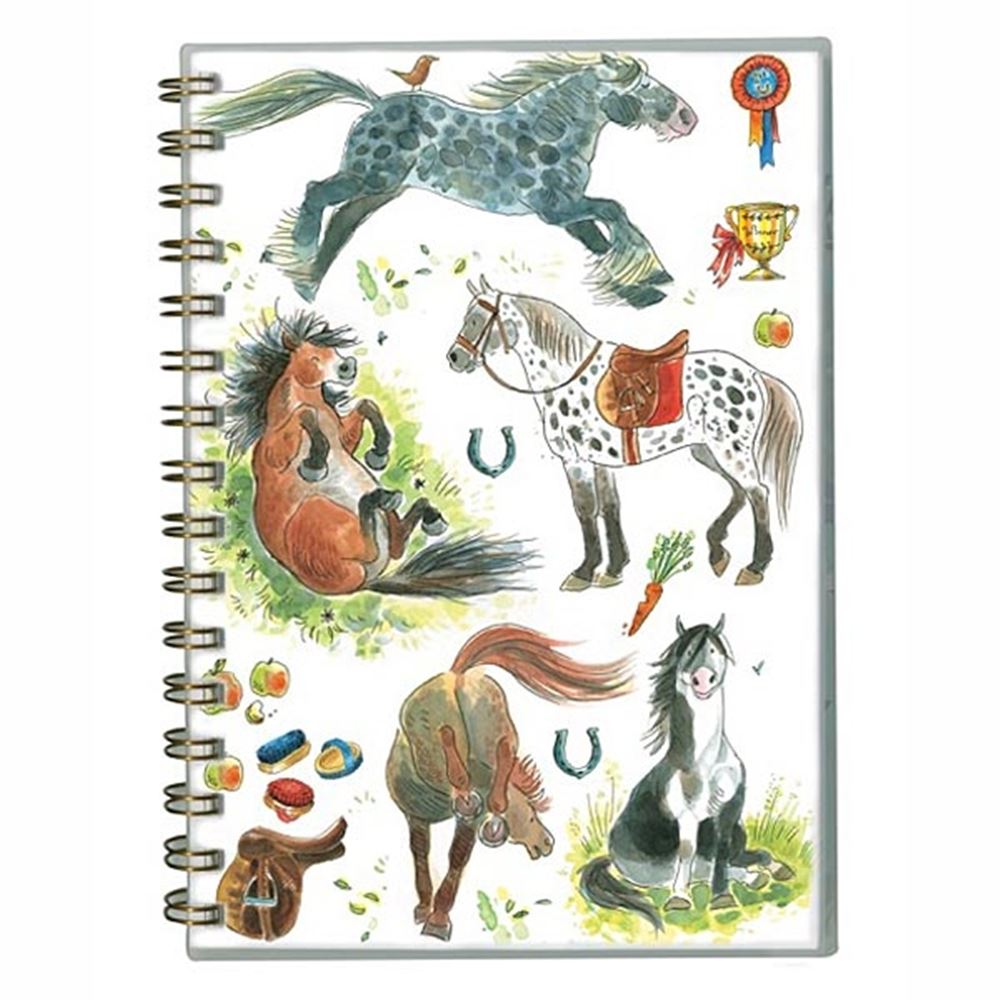 Jenkinsons A5 Wiro Notebook - Happy Horses